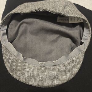 Gray Herringbone Cap